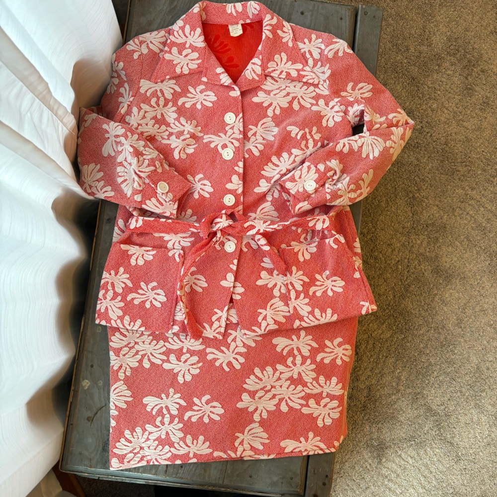 Vintage 70’s 2 piece skirt and jacket set